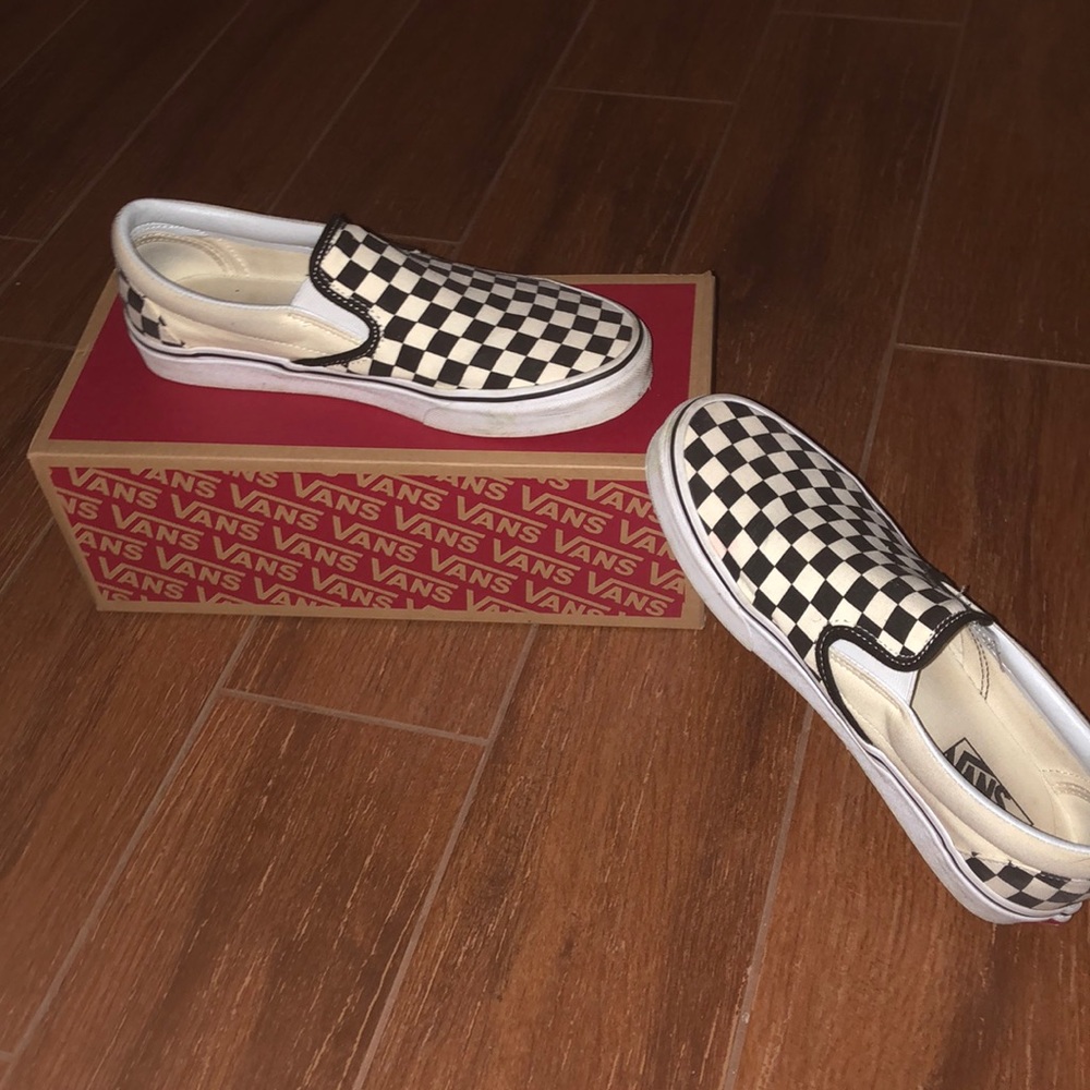 Classic vans checkered shoes